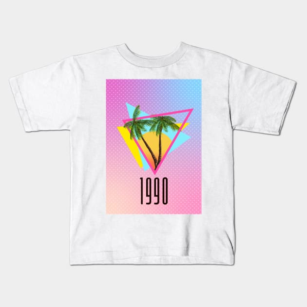 Electronic 1990 Kids T-Shirt by nickemporium1